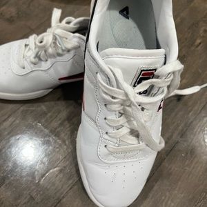 Fila synthetic leather sneaker.  Size 8.  In pristine condition!